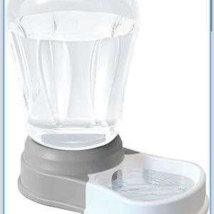 Automatic Pet Water Dispenser in Gray and White